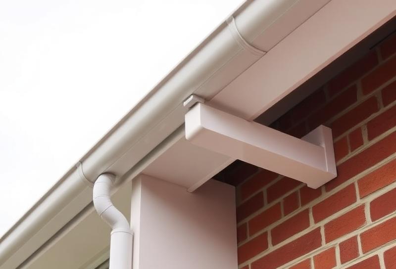 Corniche en PVC blanche posée sur maison à Liège — matériau le plus populaire
