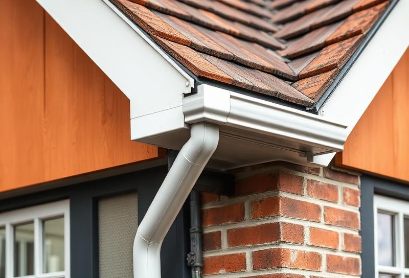 Raccordement corniche et gouttière en zinc sur habitation à Liège — zinguerie professionnelle Doloma Construct